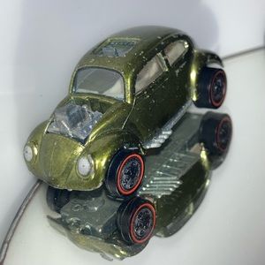 Vintage 1968 Hot Wheels Redlines USA olive Custom Volkswagen Great Condition